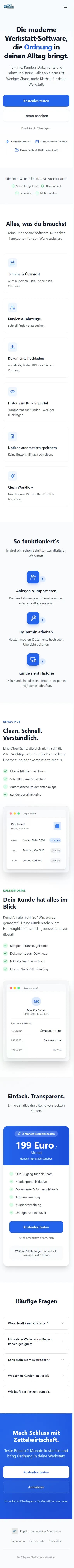 Repalo Mobil-Ansicht